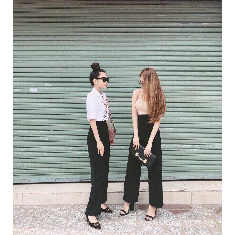 [FREESHIP] Quần ống rộng khóa sườn tuyết mưa cao cấp | BigBuy360 - bigbuy360.vn