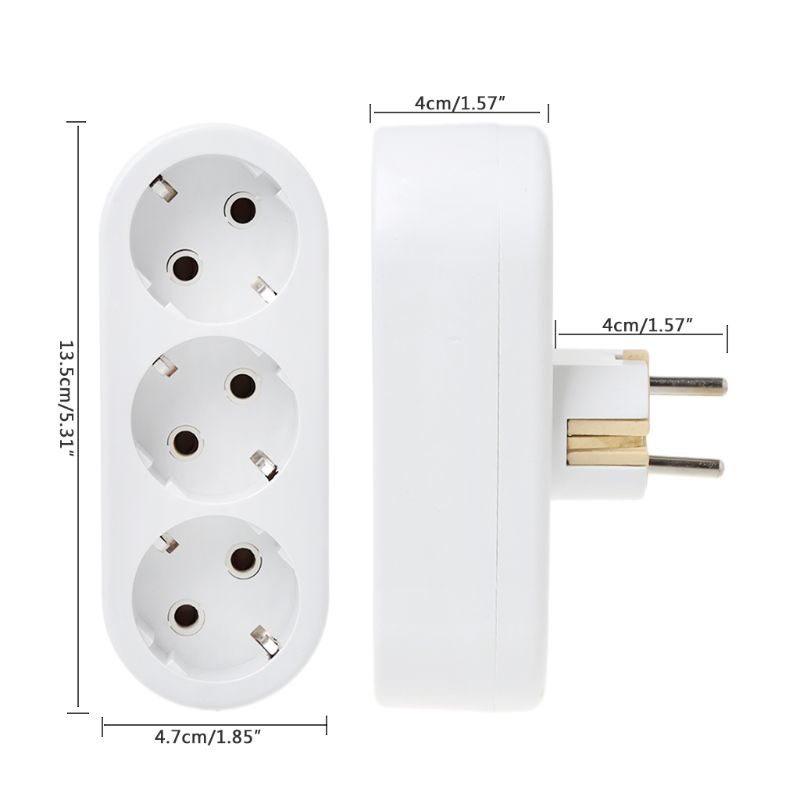 Phích Cắm Điện EU Ba Cực Chất Lượng Cao