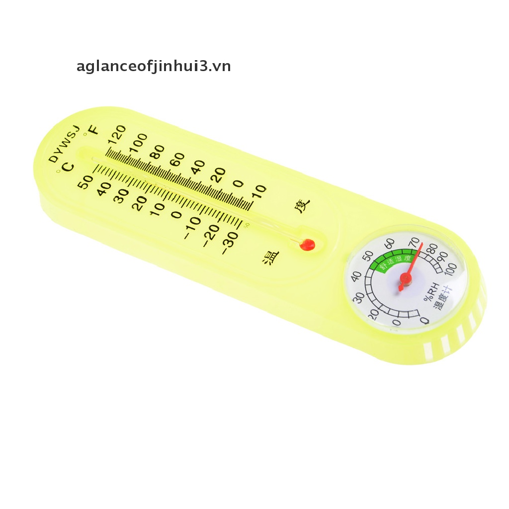 1pc Household Thermometer Hygrometer Indoor Wall Hanging Weather Tester Measure