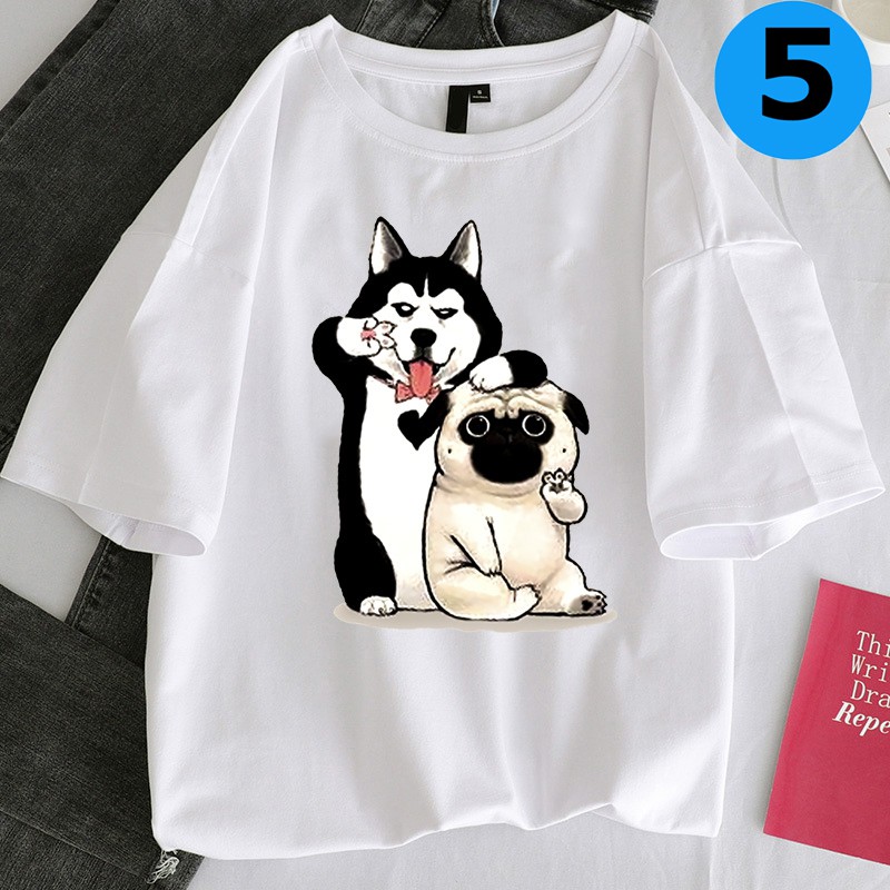 Áo Thun Tay Lỡ 🌹FREESHIP 🌹Giảm 5% khi nhập [ AO THUN NU ]-Áo Thun NỮ NAM UNISEX FORM RỘNG HÌNH CÚN CỰC NGẦU | BigBuy360 - bigbuy360.vn