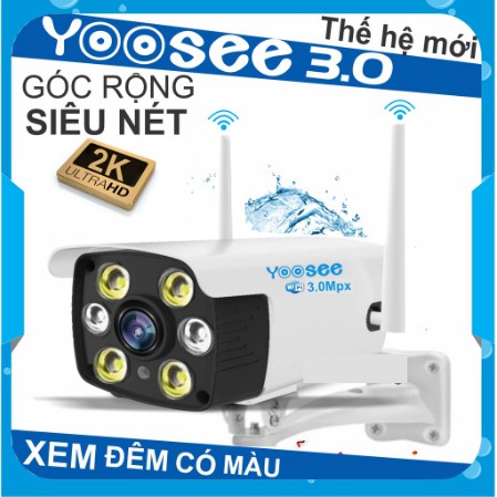 Camera IP YooSee lắp ngoài trời W26s - Ultra HD Siêu nét 3.0Mpx | WebRaoVat - webraovat.net.vn
