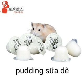pudding sữa dê