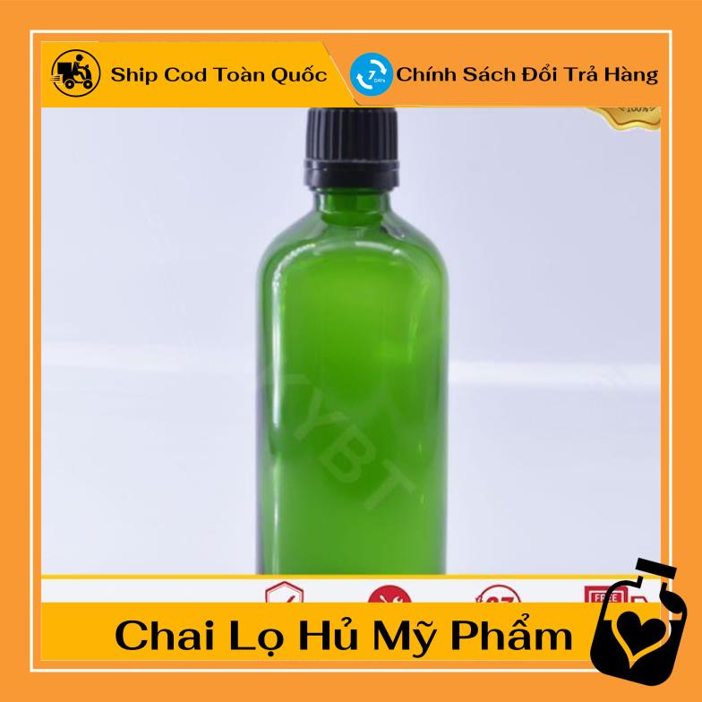 Lọ Chiết Serum ❤ TOP GIÁ RẺ ❤ [5ml,10ml] Lọ đựng tinh dầu Xanh Lá nắp vặn đen,trắng chiết serum ,Xưởng Chai Lọ