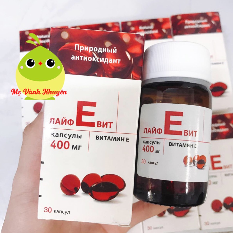 Vitamin E đỏ 400mg cho phụ nữ trên 12 tuổi Mirrolla/Zentiva, Nga (30v) | BigBuy360 - bigbuy360.vn