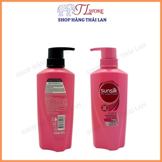 Cặp Dầu Gôi Dầu Xả Sunsilk Thái Lan Màu Hồng, Màu Vàng Chai 450ml