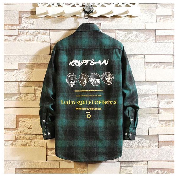 Áo sơ mi caro Flannel dài tay phông rộng unisex/ Áo khoác chống nắng cao cấp nam nữ, phong cách hàn quốc-fashion.best