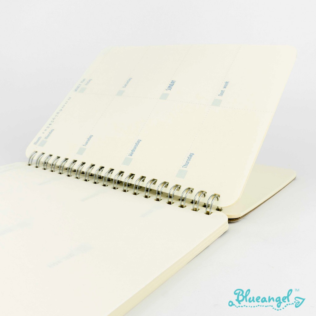 Sổ lò xo a5 Blueangel planner lịch kế hoạch theo tuần VWP-LN