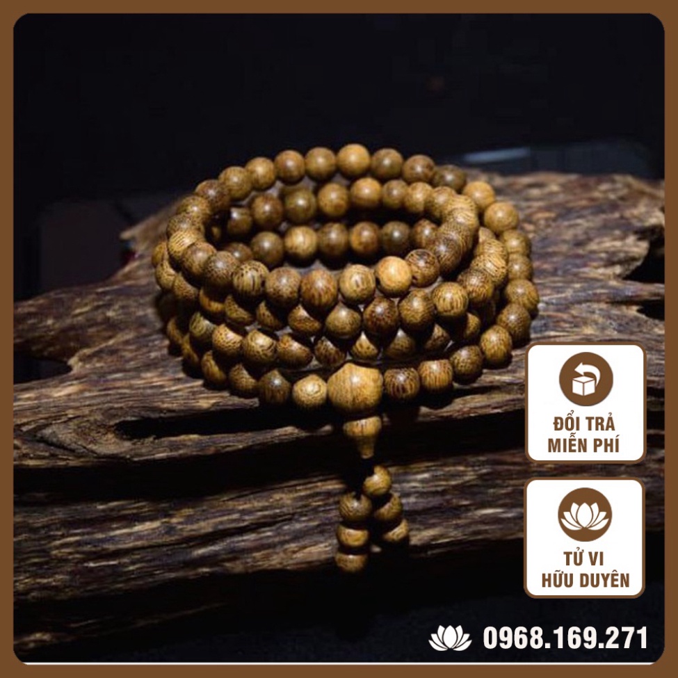 Vòng Trầm Hương 💕FREESHIP💕 tràng 108 hạt đeo tay thanh lịch, hương thơm tự nhiên, Đổi trả miễn phí, Xem Tử vi hữu duyên | BigBuy360 - bigbuy360.vn