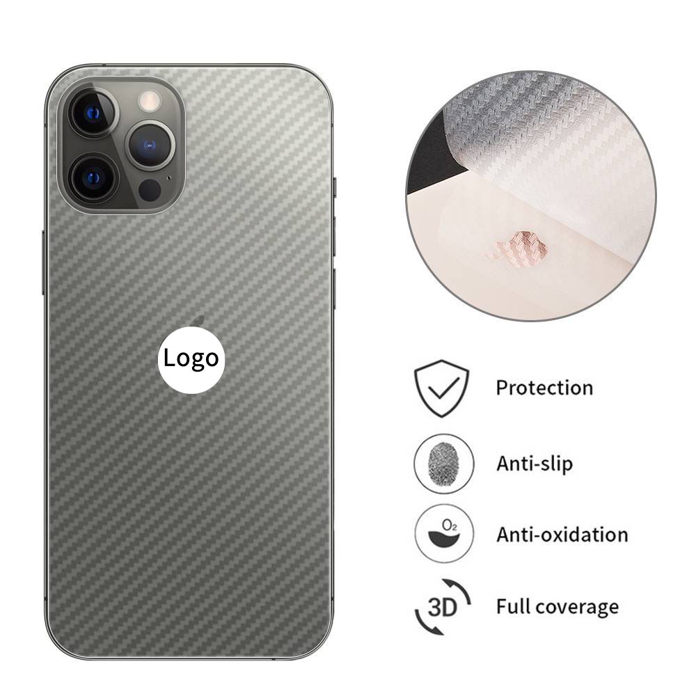 Phim Dán Bảo Vệ Mặt Sau Điện Thoại iphone 14 13 11 12 Pro Max Plus 7 8 Plus X XS Max XR SE 2020 2022 SE3 Bằng Sợi Carbon
