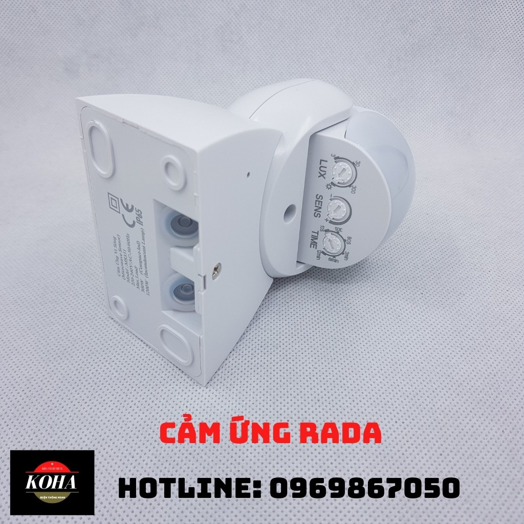 Cảm ứng vi sóng RS05B chống nước - Công tắc cảm biến chống trộm kín nước