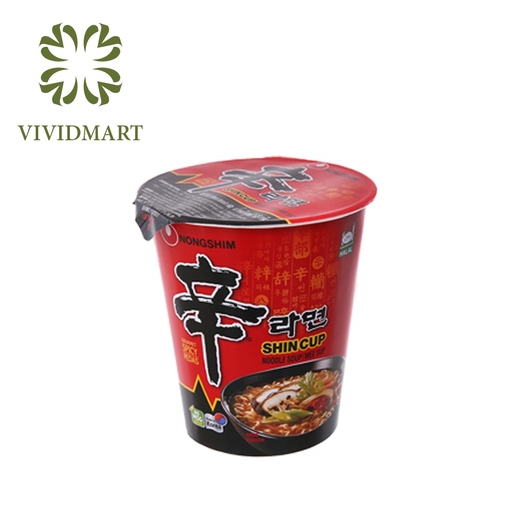 [Ly lẻ] MÌ CUP NONGSHIM HÀN QUỐC 4 VỊ: SHIN RAMYUN CAY, SHIN RED SIÊU CAY, SOON VEGGIE CHAY, KIM CHI – 68g/HỘP | BigBuy360 - bigbuy360.vn