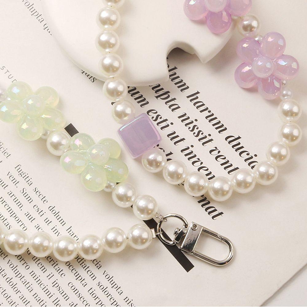 DARNELL Móc Khóa Hình Túi May Mắn Bằng Nhựa Resin Đính Hoa Trang Trí Ba Lô