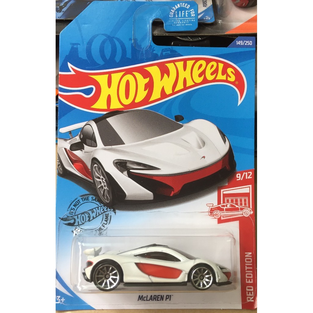 Xe mô hình Hotwheels McLaren P1 trắng, hàng độc quyền