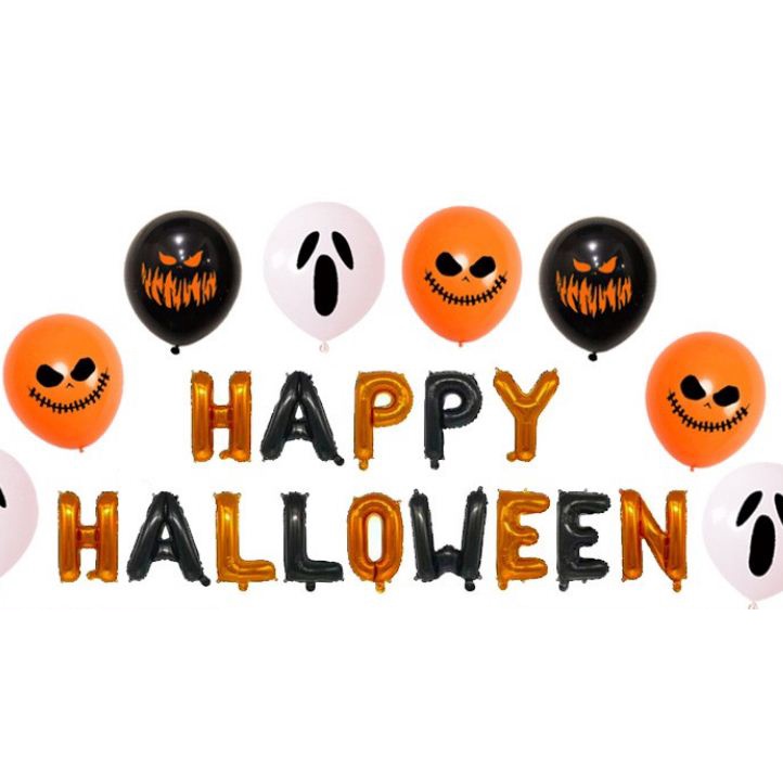 Bong Bóng Chủ Đề Halloween Vui Nhộn