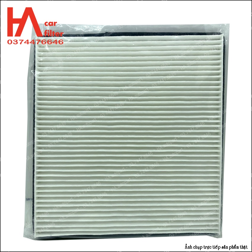 Lọc gió điều hòa Nissan Sunny. Mã phụ tùng: 27277-1HEOE. Kích thước 224x210x20mm.