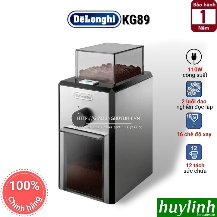 [Mã ELHAMS5 giảm 6% đơn 300K] Máy xay cà phê Delonghi KG79 - chính hãng