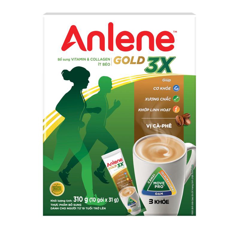 Sữa Bột Anlene MoveMax hương vị Cà Phê 310g