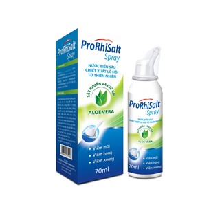 PRORHISALT Xịt muối biển kháng viêm, giữ ẩm, phòng ngừa viêm mũi, viêm xoang