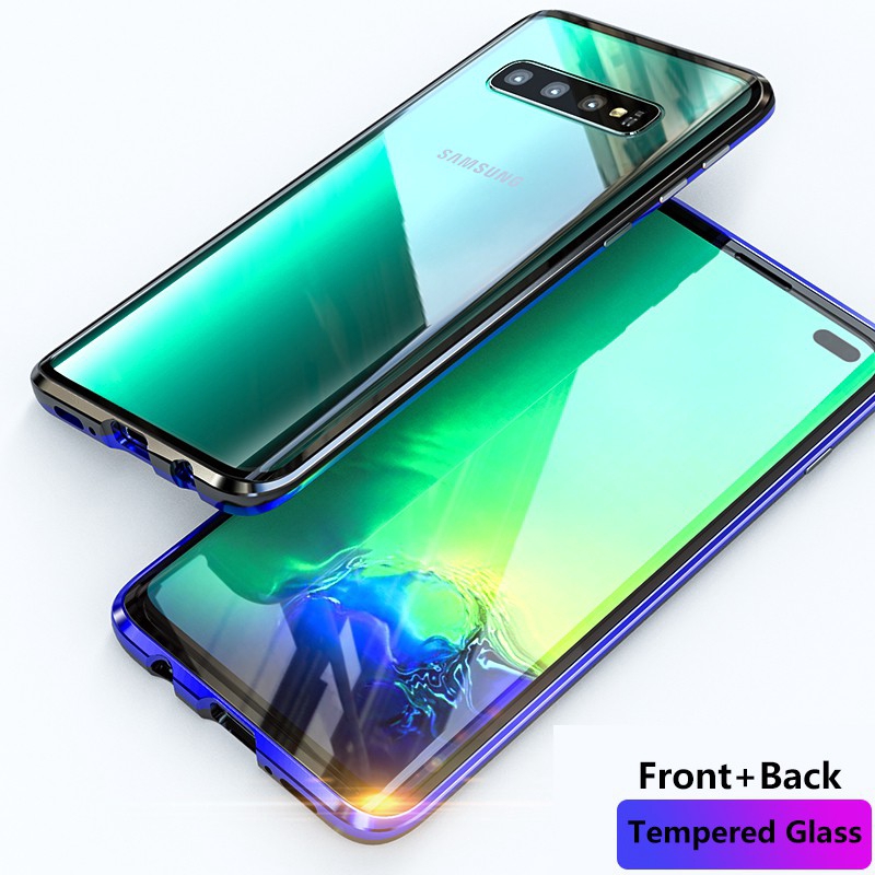 Samsung Note 8 9 A70 Note 10 Plus S10 S10+ S10Plus Metal Magnetic adsorption Case