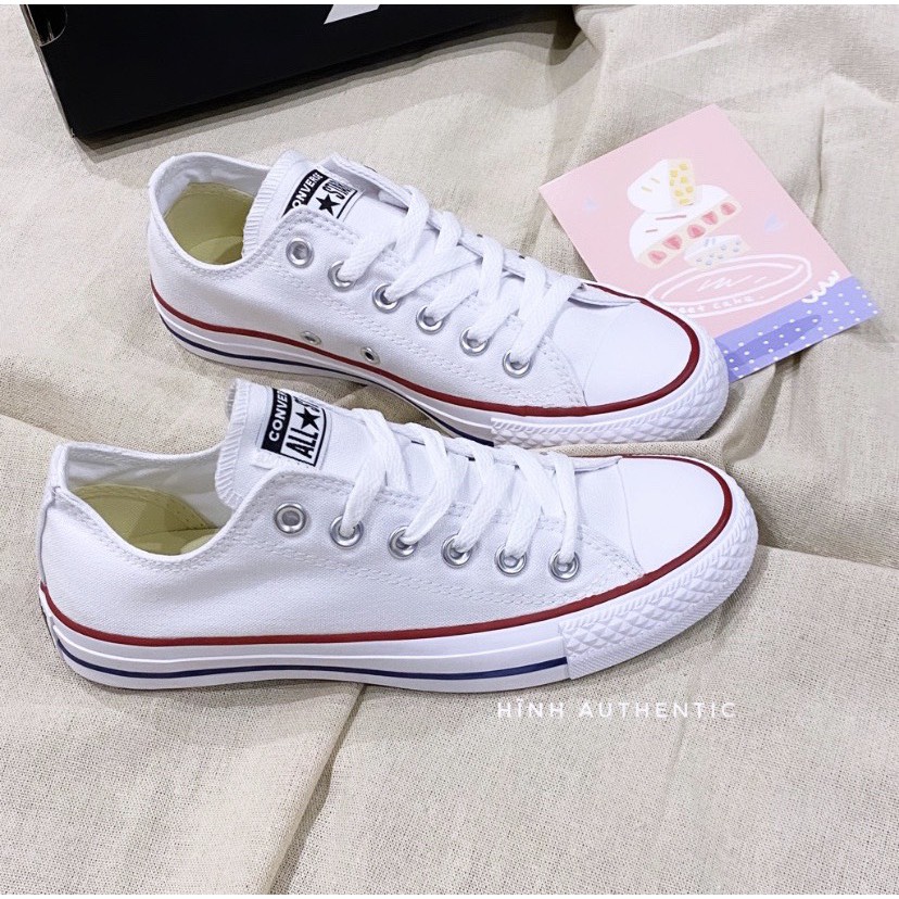Giày Converse classic trắng cổ thấp