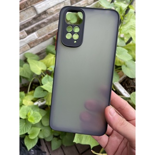 Ốp lưng Xiaomi Redmi Note 11 , Note 11S 4G, Note 11 Pro viền dẻo đen lưng nhám mờ