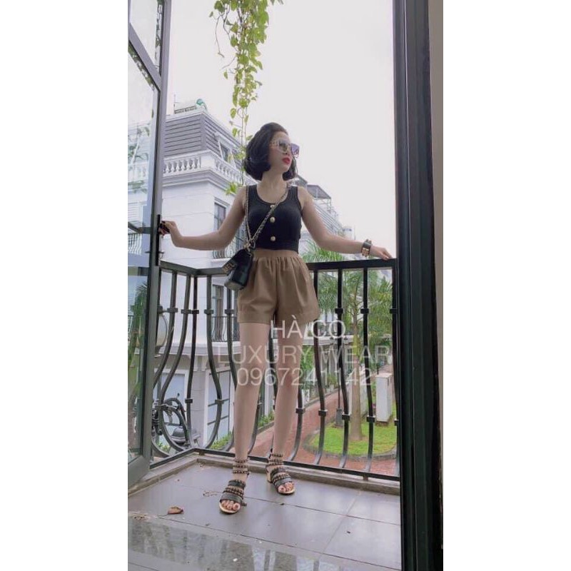 Quần sooc thô cạp chun hàng QC | BigBuy360 - bigbuy360.vn