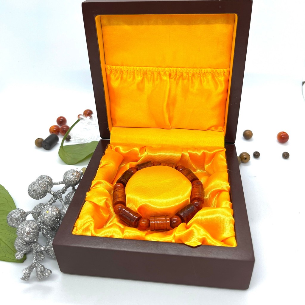 Vòng tay gỗ huyết long đốt trúc 10 ly   💖FREE SHIP💖 SHOP MỘC NHỊ KHÊ  - chuyên các sản phẩm vòng gỗ phong thuỷ | BigBuy360 - bigbuy360.vn