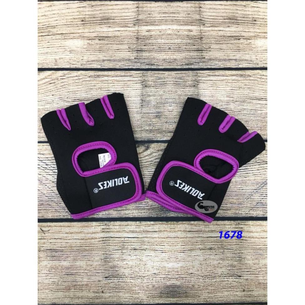 Phụ Kiện Gym Bao tay Aolikes 1678 Cao cấp - Chính hãng (1 đôi)