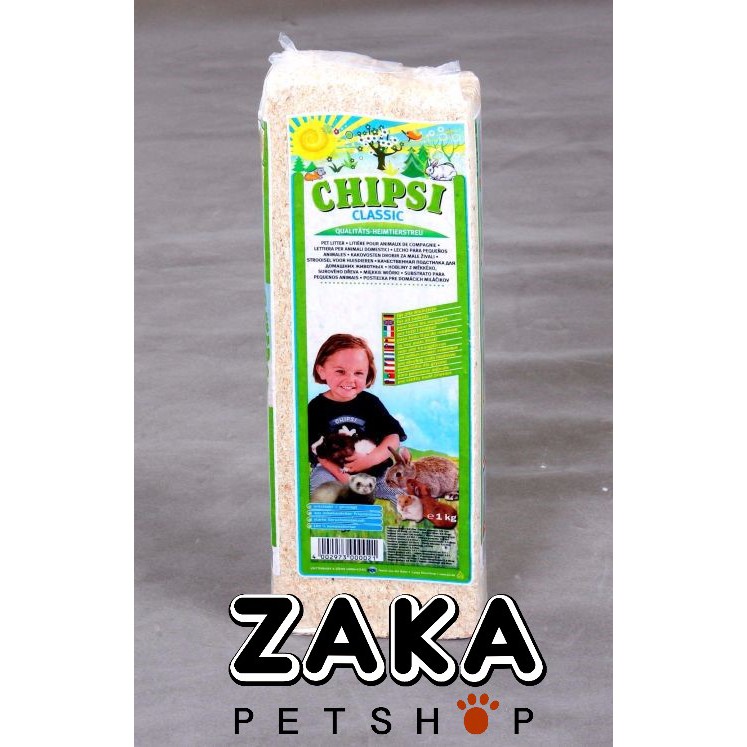 Mùn cưa nén Chipsi 1kg 💖Diệt Khuẩn💖