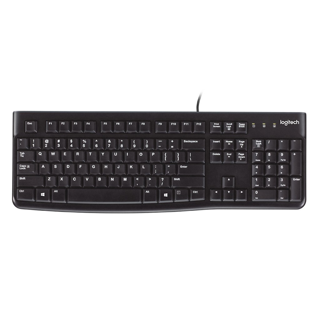 Bàn Phím Có Dây Logitech K120 - Hàng Chính Hãng, Bảo Hành 36 tháng