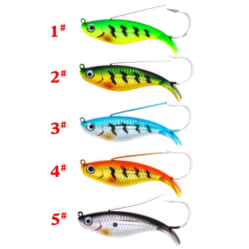 Mồi Giả Nhử Cá 8.5cm / 21.2g Bằng Nhựa Gắn Kèm Móc Câu