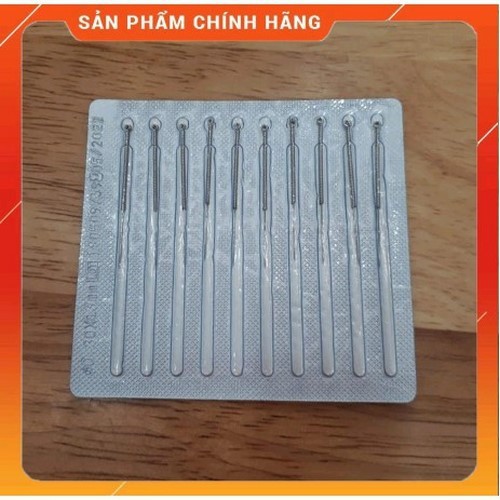 Kim Châm Cứu Đốt Nốt Ruồi, Đốt Ổ Hôi Nách Dùng Trong Spa và TMV (Vỉ 10 chiếc)