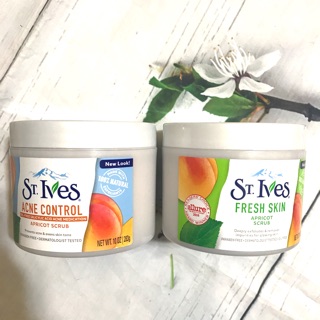 Kem tẩy tế bào chết St.Ives Apricot Scrub 283g - Hàng Mỹ (dạng hũ)
