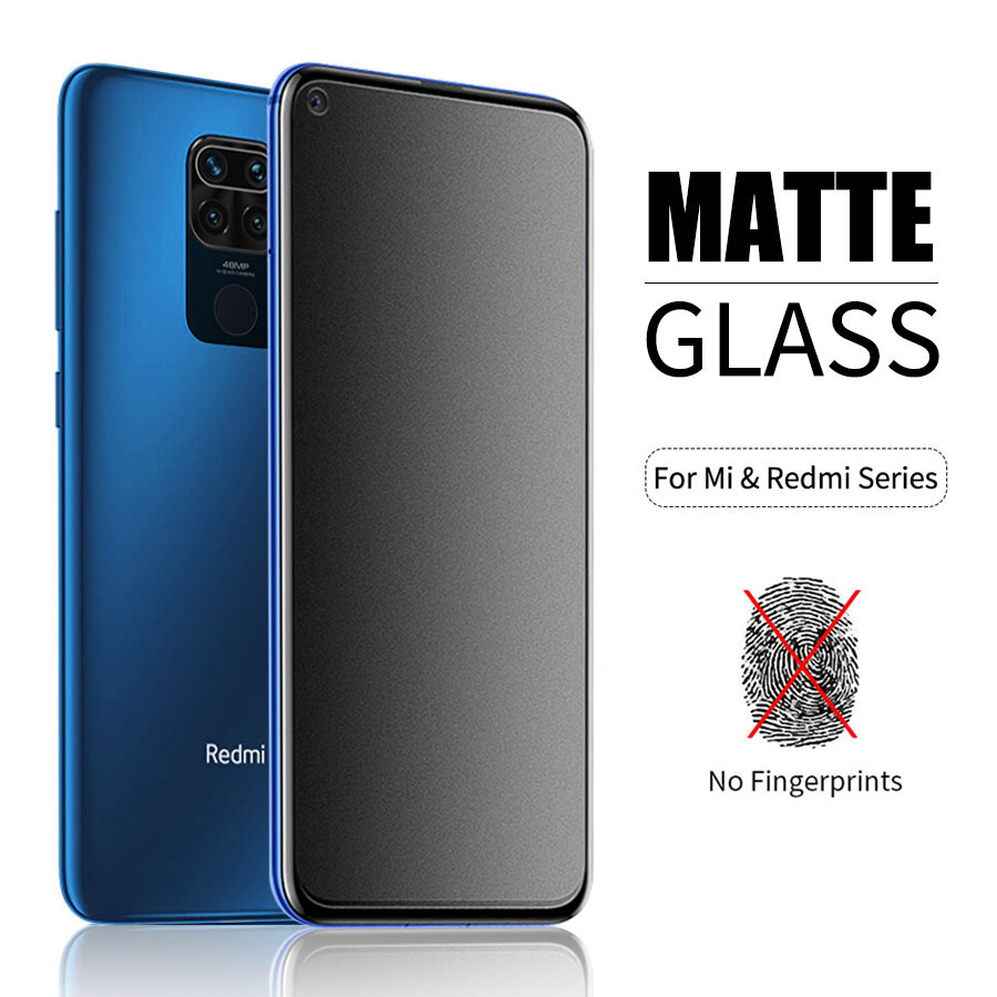 Kính Cường Lực Chống Bám Vân Tay Cho Xiaomi Mi 9t 10t Redmi 9 9a 9c 8 8a 7 7a K20 Pro Note 7 8 9 9s Poco X3