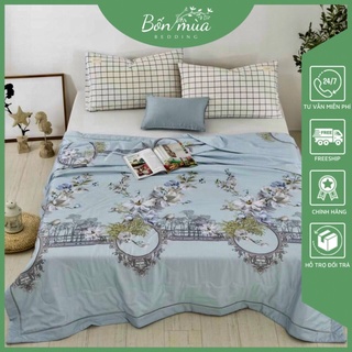 Chăn Hè Tencel [SIÊU MÁT] dùng mùa hè, phòng điều hoà, chất liệu lụa tencel mềm mướt, kích thước 2mx2m3 - hàng nhập