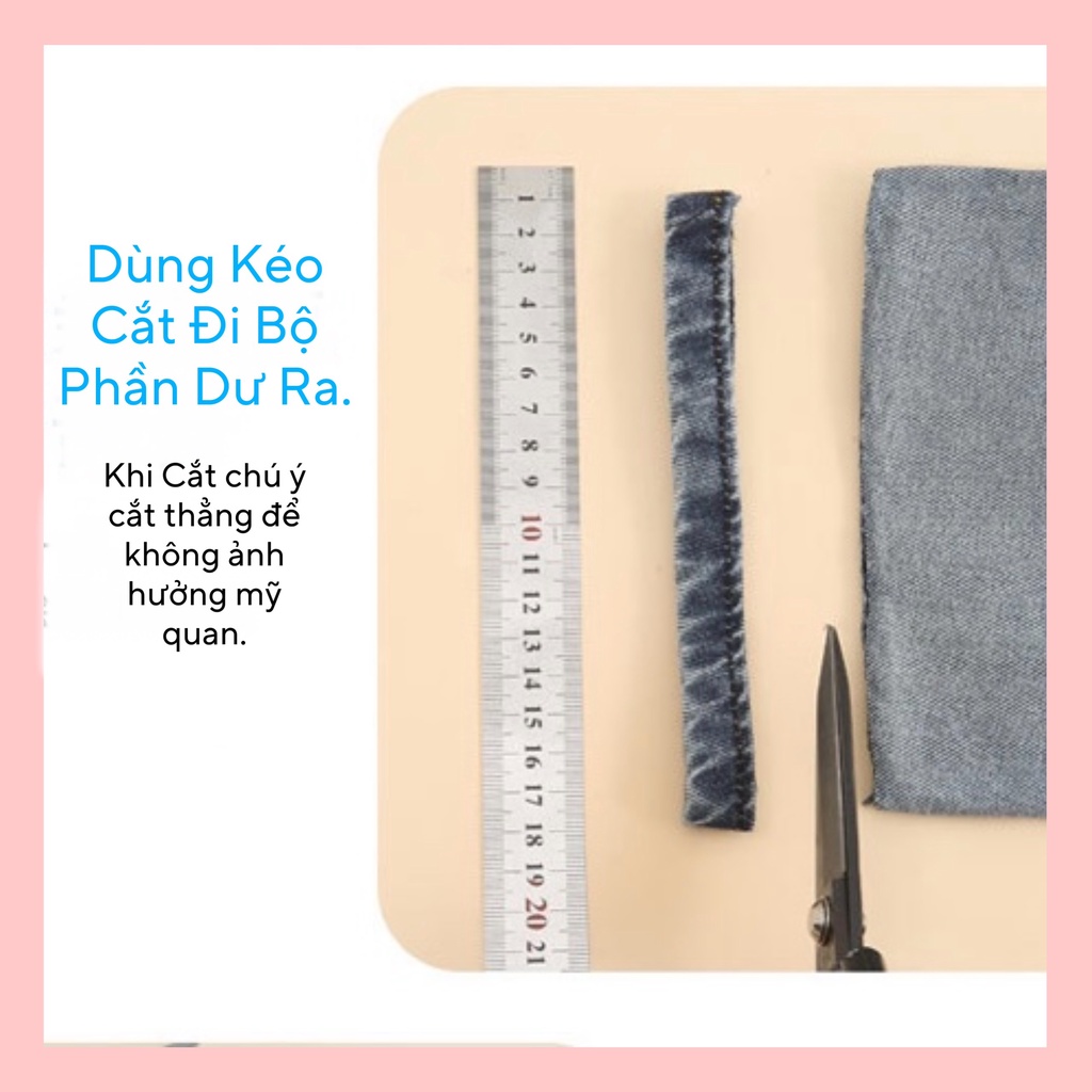 [Mới]  Thần Khí Băng Dán Điều Chỉnh Cắt Ngắn Ống Quần, Sửa Ống Quần, Rút Ngắn Không Cần Đường May.