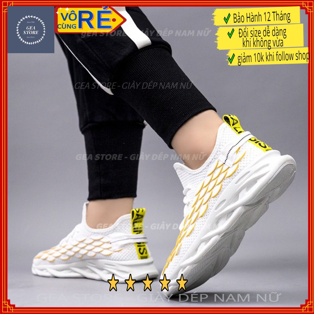 Giày sneaker nam vảy cá gea, Giày thể thao nam kiểu dáng sport, đi tập gym đánh bóng chuyền - Mã GEATT05