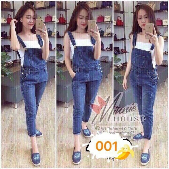 FREESHIP_Yếm jean siêu hot bao đẹp giá sỉ