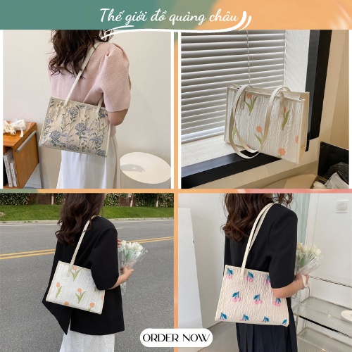 Túi TOTE da cho nữ xách tay đeo chéo, cầm tay phù hợp công sở, đi làm phong cách Hàn Quốc (TT10)