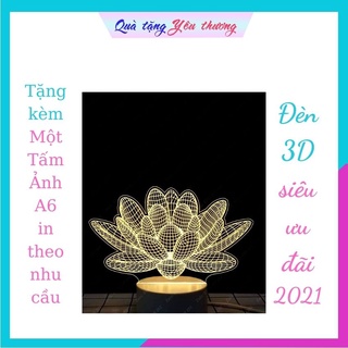 Đèn led 3D hình Phật