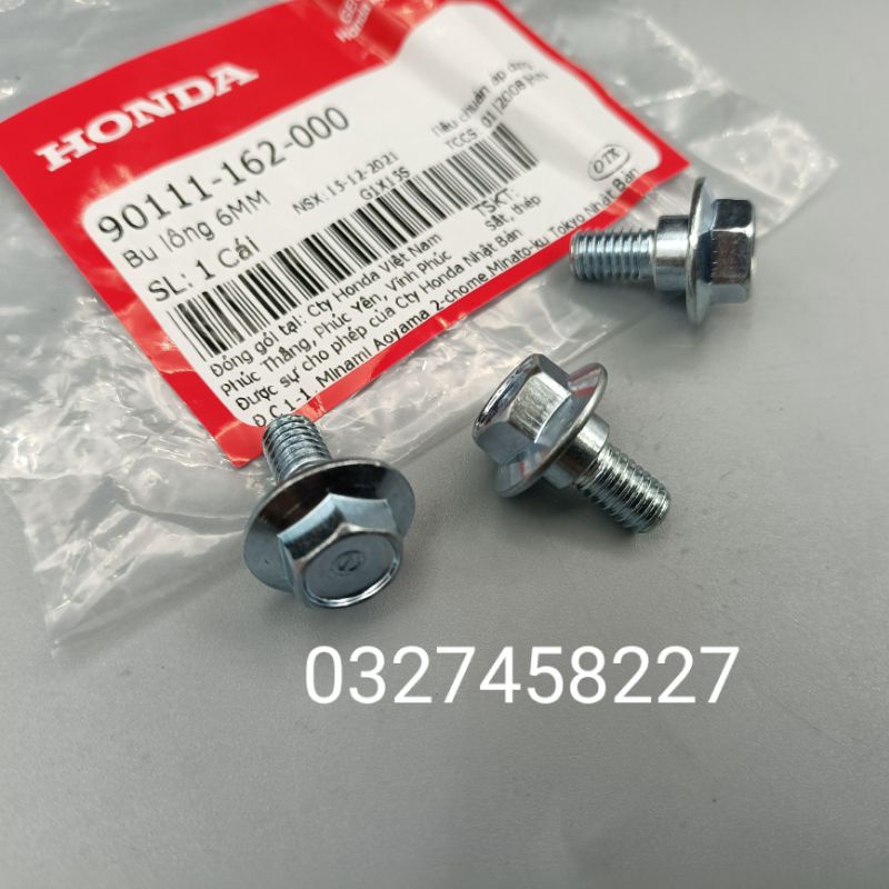 Ốc bắt ốp nhựa đuôi rùa , hộp bình... xe DREAM, WAVE... zin bu lông 6mm