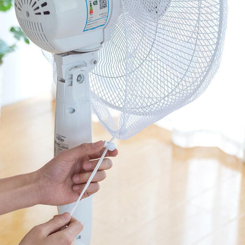 Màn lưới bọc quạt bảo vệ an toàn cho bé có dây rút siêu tiện dụng nhiều mẫu hoạt hình dễ thương
