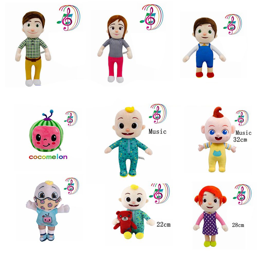 Búp Bê Nhồi Bông Cocomelon JJ Có Nhạc