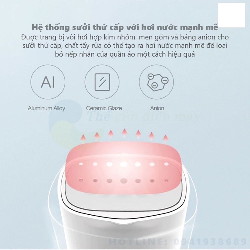 Bàn là hơi nước cầm tay Xiaomi GT-306 tiện lợi nhỏ gọn