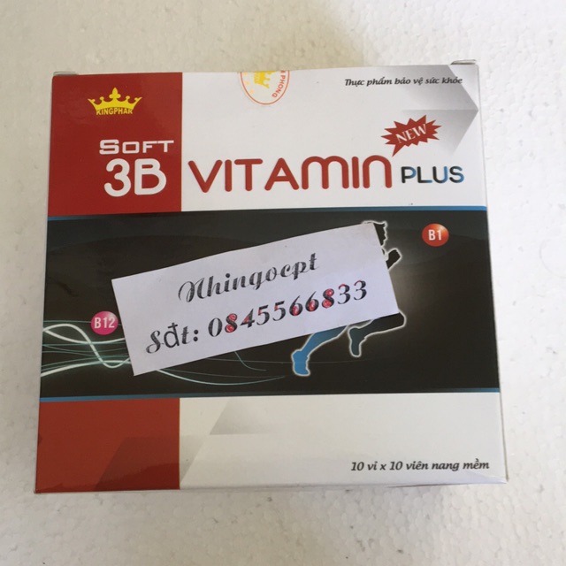 ( CHÍNH HÃNG ) SOFT 3B vitamin plus KINGPHAR