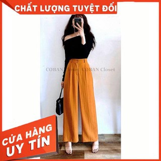 Quần ống rộng vải lụa MÀU MỚI- hìn thật shop tự chụp