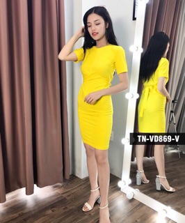 Boddy xoắn eo - boddy xẻ tà - đầm boddy thun ngân