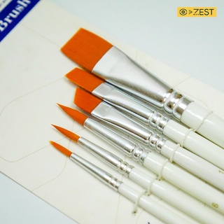 [Zest Corner] Bộ cọ vẽ KEEP SMILING A0101 (6 cây)