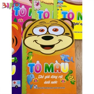 Set 8 Quyển Tô Màu Cho Bé