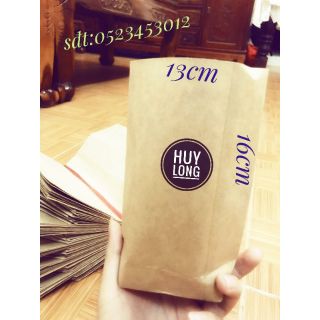 100 túi xi măng loại 0.5kg kích thước 13×16